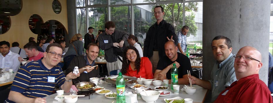 Auctivians enjoy the flavors of China.