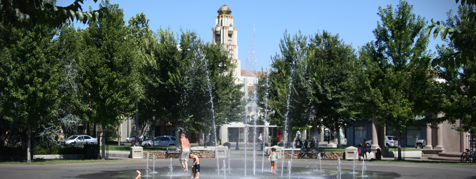 Downtown Chico - Fun in City Plaza